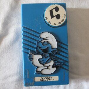1982 Powertronic / Smurfs AM Radio, Tested & Works, Nasta Inc